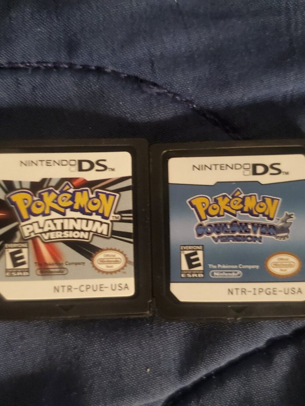 Pokemon Platinum and SoulSilver Video Game Nintendo DS